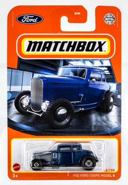 2022 Matchbox #66 1932 Ford Coupe Model B ROYAL DARK BLUE | FSC