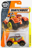 2016 Matchbox #36 Dirtstroyer MATTE GREY METALLIC / YELLOW / MOC