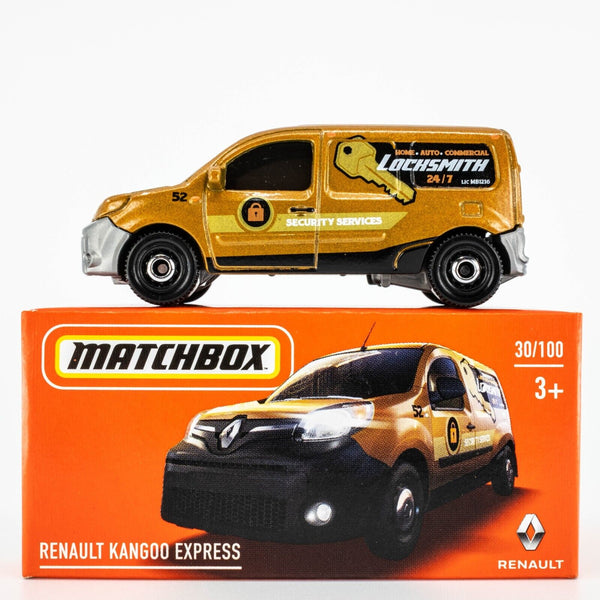 2021 Matchbox Power Grabs #30 Renault Kangoo Express BROWN | LOCKSMITH | FSB