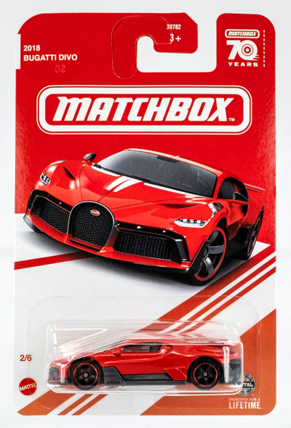 2023 Matchbox Target Red Edition #2 2018 Bugatti Divo RED | FSC