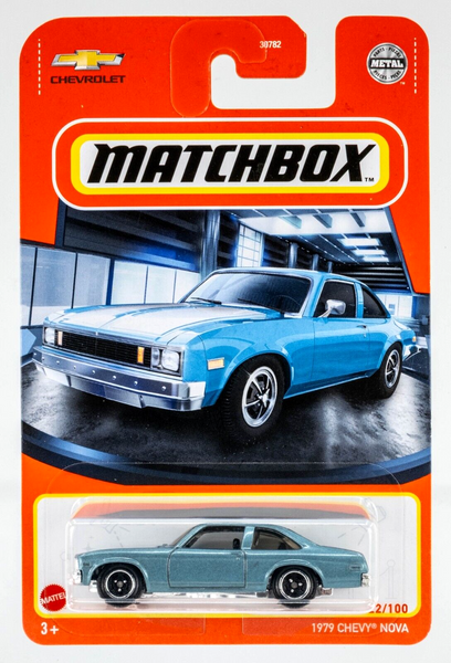 2021 Matchbox #22 1979 Chevy Nova LIGHT BLUE METALLIC | FSC