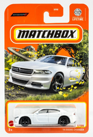 2024 Matchbox #81 '18 Dodge Charger WHITE KNUCKLE METALLIC | FSC