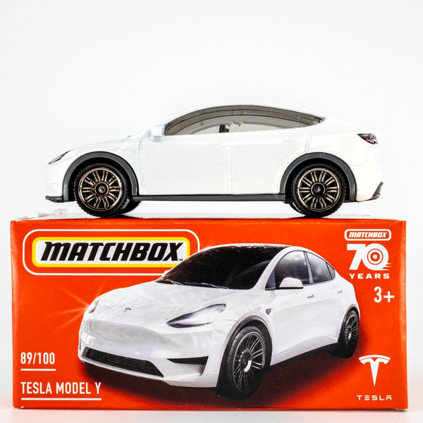 2023 Matchbox Power Grabs #89 Tesla Model Y PEARL WHITE MULTICOAT | FSB